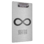 Infinity symbool op Faux-metaal textuur door STayl Klembord (Rechts)
