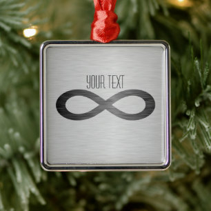 Infinity symbool op Faux-metaal textuur door STayl Metalen Ornament