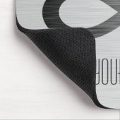 Infinity symbool op Faux-metaal textuur door STayl Muismat (Hoek)