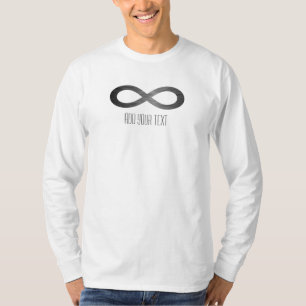 Infinity symbool op Faux-metaal textuur door STayl T-shirt