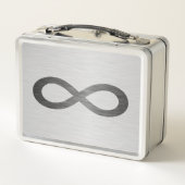 Infinity symbool op Faux Metal Texture by STaylor (Achterkant)