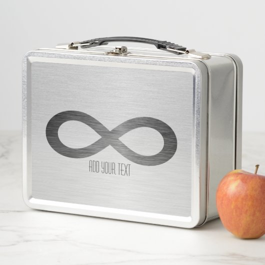 Infinity symbool op Faux Metal Texture by STaylor (In situ)