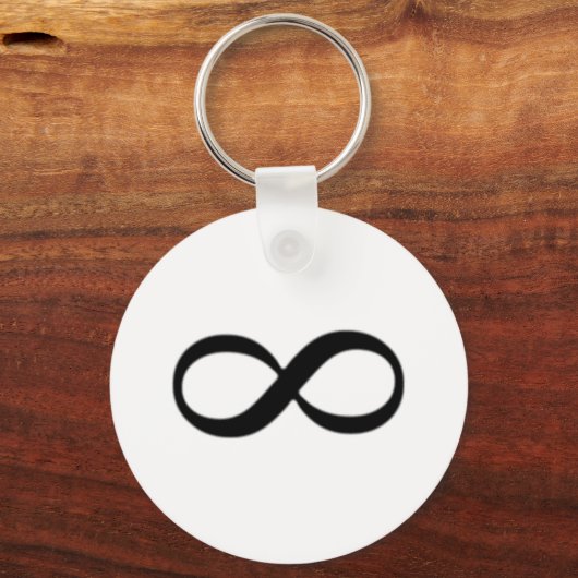 Infinity symbool sleutelhanger (Voorkant)