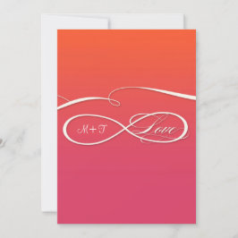 Infinity Symbool Teken Oneindige Liefde Bruiloft O Kaart