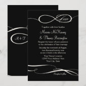 Infinity Symbool Teken Oneindige Liefde Bruiloften Kaart (Voorkant / Achterkant)