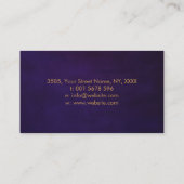 Infinity Symbool - Visitekaartje boomtak (Achterkant)