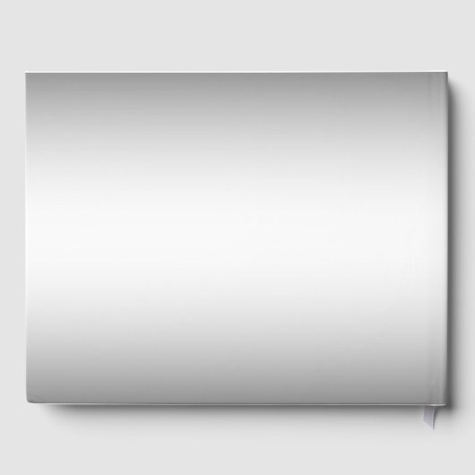 Infinity Symbool Zilver Goud Elegant Gastenboek (Achterkant)