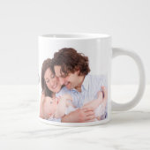 Infinity teken roze harten aangepaste papa baby me grote koffiekop (Rechts)