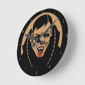 Infinity Time Wall Clock van Vampire Ronde Klok (Hoek)