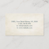 Infinity Tree Branch - kleurrijke bladeren Visitekaartje (Achterkant)