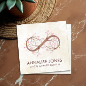 Infinity Tree Branch - pastels Vierkante Visitekaartje