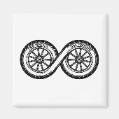 Infinity Two Wheels Freedom Magneet (Voorkant)