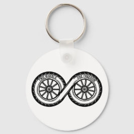 Infinity Two Wheels Freedom Sleutelhanger