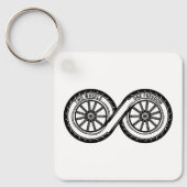 Infinity Two Wheels Freedom Sleutelhanger (Voorkant)
