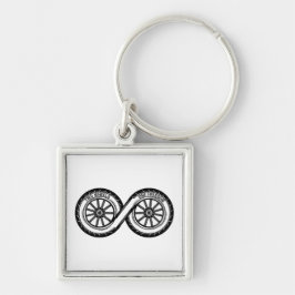 Infinity Two Wheels Freedom Sleutelhanger