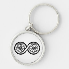 Infinity Two Wheels Freedom Sleutelhanger