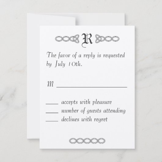 Infinity Wedding RSVP (Voorkant)