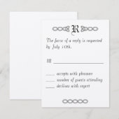 Infinity Wedding RSVP (Voorkant / Achterkant)