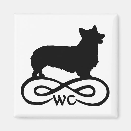 Infinity Welsh Corgi Magneet (Voorkant)