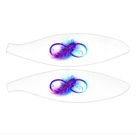 Infinity with Purple Feather Basketbal (Panelen)