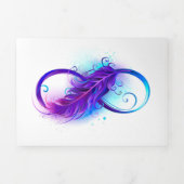 Infinity with Purple Feather Drieluik Programma (Cover)