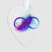 Infinity with Purple Feather Ornament (voorkant)