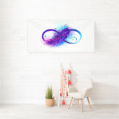 Infinity with Purple Feather Spandoek (Insitu)