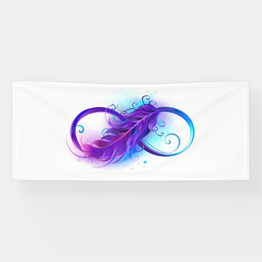 Infinity with Purple Feather Spandoek (Horizontaal)