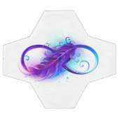 Infinity with Purple Feather Voetbal (Enkel)