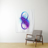 Infinity with Purple Feather Wandkleed (In situ)