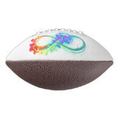 Infinity with Rainbow Jellyfish American Football (Gedraaid 90)