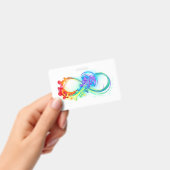 Infinity with Rainbow Jellyfish Badge (Handheld)