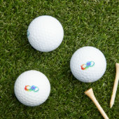 Infinity with Rainbow Jellyfish Golfballen (Insitu Gras)
