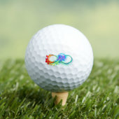 Infinity with Rainbow Jellyfish Golfballen (Insitu Shirt)