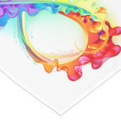 Infinity with Rainbow Jellyfish Korte Tafelloper (Hoek)