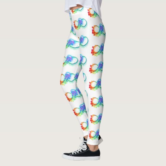 Infinity with Rainbow Jellyfish Leggings (Links)