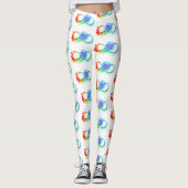 Infinity with Rainbow Jellyfish Leggings (Voorkant)