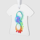 Infinity with Rainbow Jellyfish Ornament (voorkant)