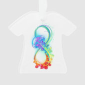 Infinity with Rainbow Jellyfish Ornament (voorkant)