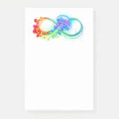 Infinity with Rainbow Jellyfish Post-it® Notes (Voorkant)
