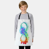 Infinity with Rainbow Jellyfish Schort (Gedragen)