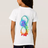 Infinity with Rainbow Jellyfish T-shirt (Achterkant)