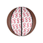 Infinity with Red Wine Basketbal (Verticaal)