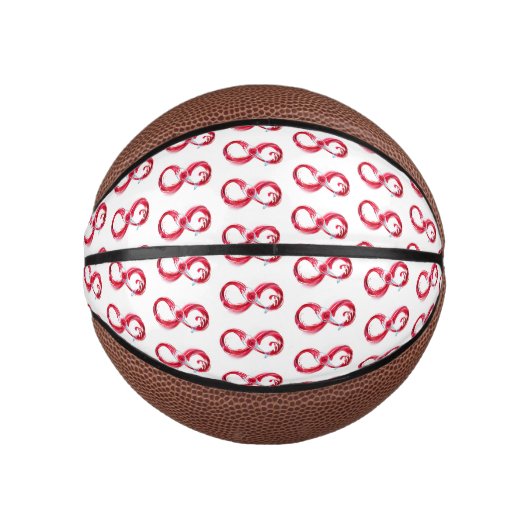 Infinity with Red Wine Basketbal (Voorkant)
