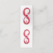 Infinity with Red Wine Klantenkaartje (Buitenkant ongevouwen)