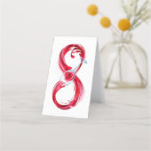 Infinity with Red Wine Klantenkaartje (Achterkant)