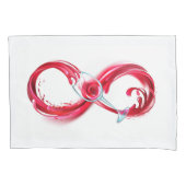 Infinity with Red Wine Kussensloop (Voorkant)