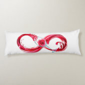 Infinity with Red Wine Lichaamskussen (Achterkant)