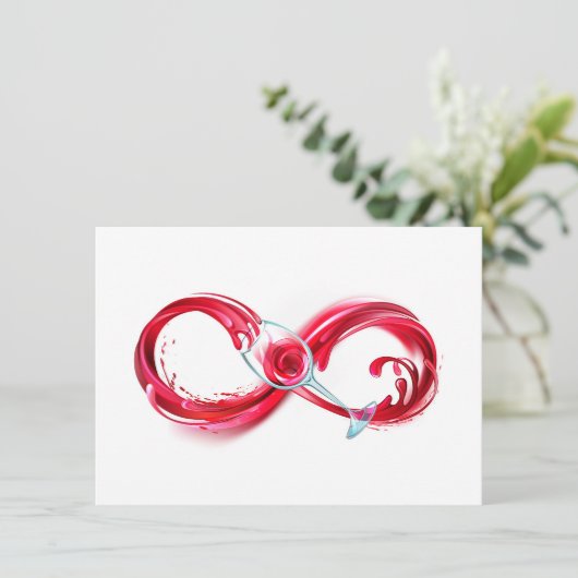 Infinity with Red Wine Menu (Staand voorkant)
