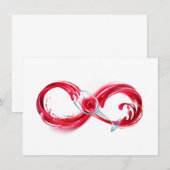 Infinity with Red Wine Menu (Voorkant / Achterkant)